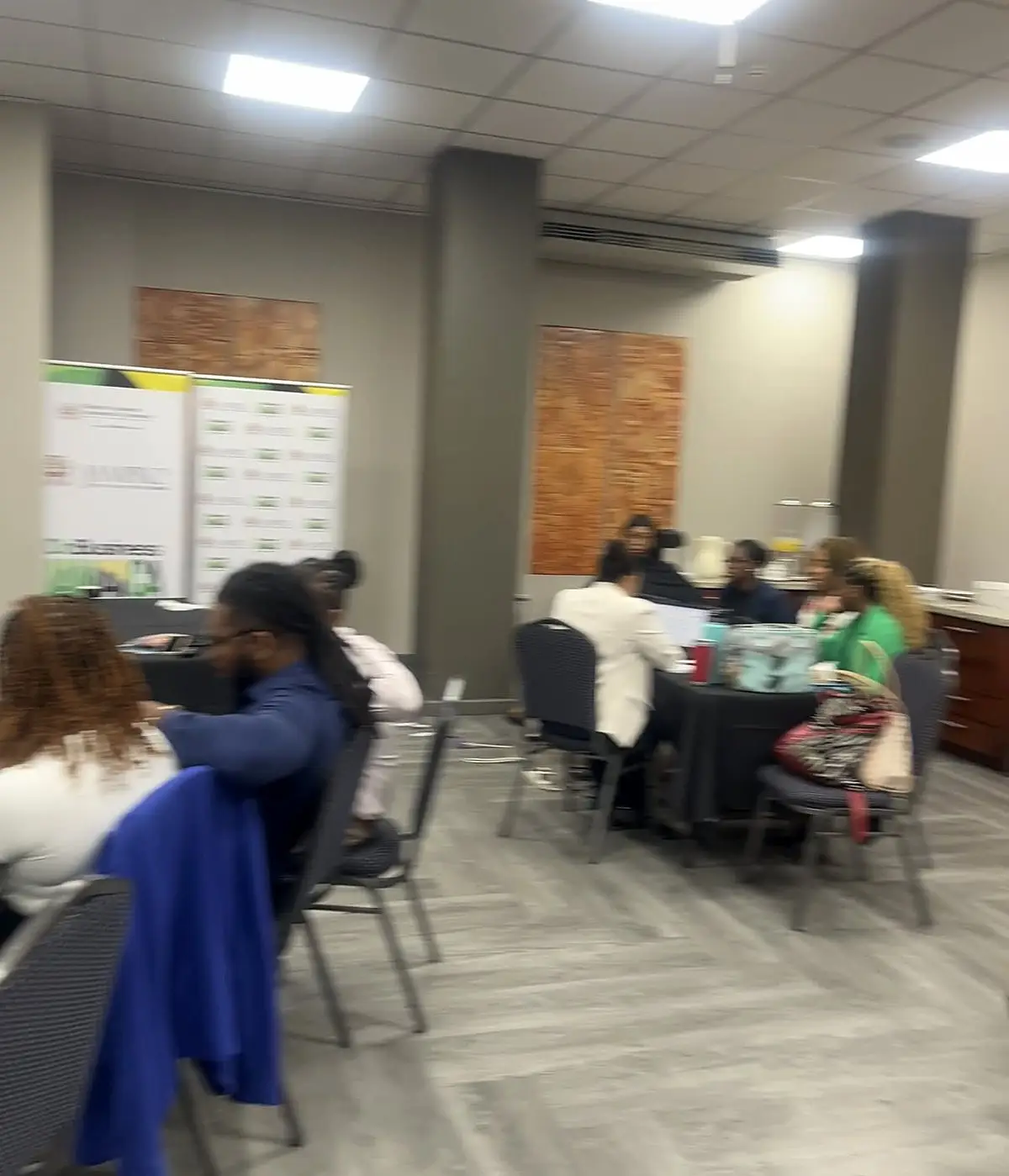 JAMPRO professionals collaborating at tables during the Assembling Your AI Team workshop